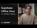 Dashboard Updates | Supabase Office Hour AMA #3