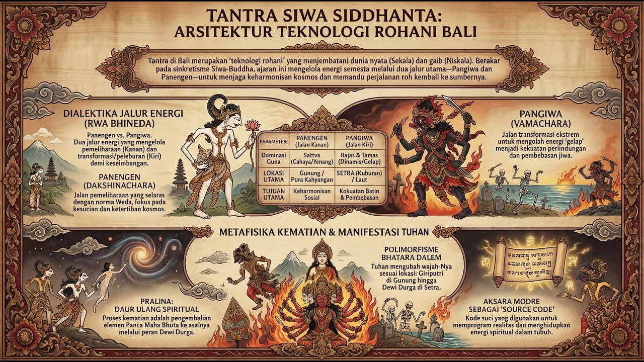 TANTRA BALI: Menguak Morfologi Durga & Rahasia Dialektika Pangiwa-Panengen