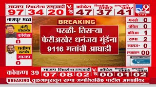 Maharashtra Vidhan Sabha Result 2024 परळ-तसऱय फरअखर Dhananjay Munde यच आघड