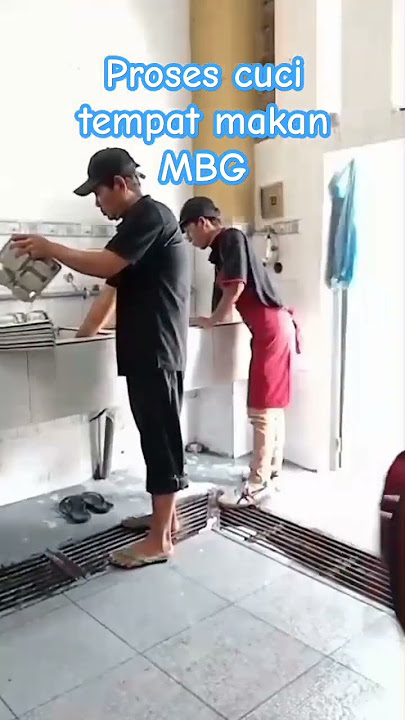 proses cuci tempat makan program MBG.#shortvideo #viralvideo #video #animation