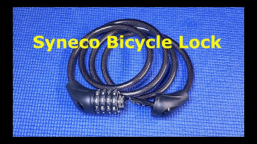 (199) Syneco Bicycle Lock - Recover your lost combination passcode