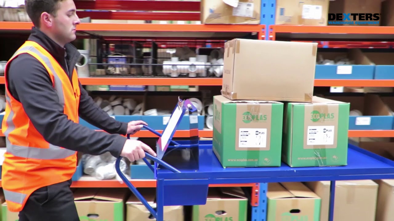 Dexters 2 Tier Order Picking Trolley | Dexters