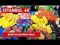 Istanbul CIty Walking Tour Beşiktaş District On Saturday |13 March 2021 |4k UHD 60fps|
