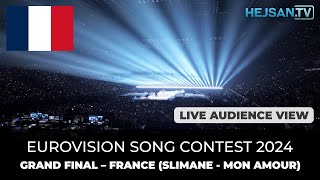 Eurovision 2024 - Grand Final Live Show: 🇫🇷 France, Slimane - Mon Amour (Audience view)