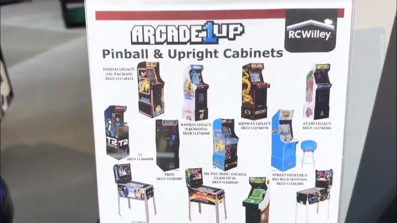 Super quick video at my local RC Willey of the Arcade1up games and