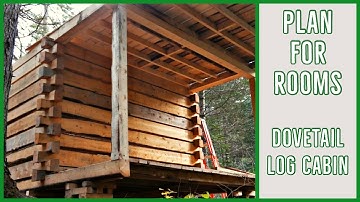 Dovetail Log Cabin - Plans for Main Cabin and Loft Rooms