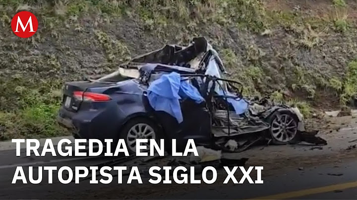 Fatal accident on the Siglo XXI highway leaves family dead