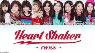 TWICE-HEART SHAKER(COLOR CODED LYRICS)