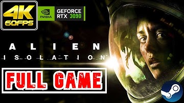 Alien: Isolation | 𝗙𝗨𝗟𝗟 𝗚𝗔𝗠𝗘 | Gameplay/Walkthrough [NO COMMENTARY/RTX 3090/60FPS/4K]