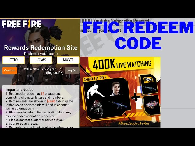 How do Free Fire codes and rewards work? - Dot Esports