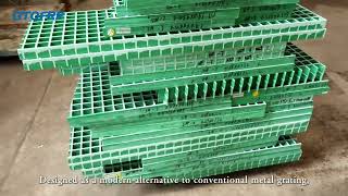 FRP Grating | Strong, Lightweight & Corrosion Resistant Flooring #gfrp #frp