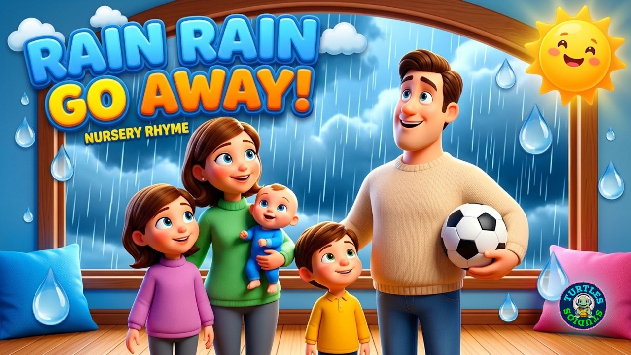Rain Rain Go Away 🌧️ | Nursery Rhymes & Kids Songs | 3D