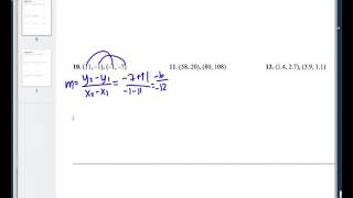 Equations of Lines Review