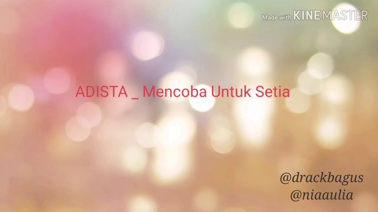 Adista_ mencoba untuk setia - YouTube