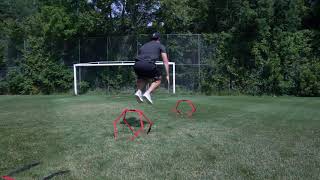Icky Shuffle Into Double Broad Jump