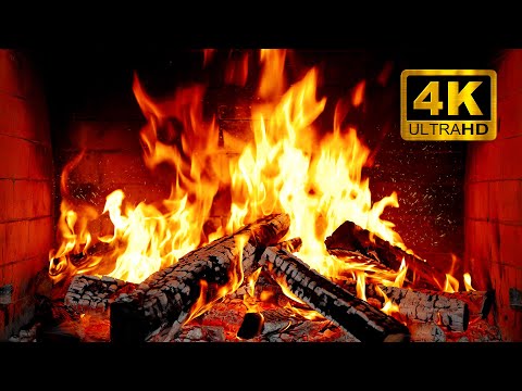 Ultimate Cozy 4K Fireplace Crackling Logs Soft Glow For Sleep