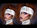 Glam Mummy Halloween Hair and Makeup Tutorial