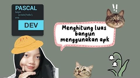 Praktek Menghitung Luas Bangunan Menggunakan Aplikasi Pascal N-IDE