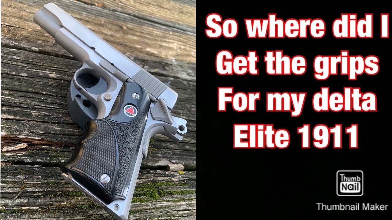 So where did I get the cool grips for my 10mm Delta Elite 1911
