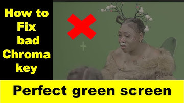 How to fix bad green screen in aftereffects || chroma key || chroma key green