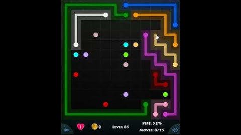 flow game facebook - jumbo pack level 85 Connect the dots