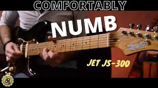 Black Strat ? I had to...| JET JS-300 & Comfortably Numb Guitar Solo