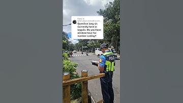 Baguio City Number Coding is in effect  from 7:00 AM to 7:00 PM, with NO window hours.