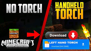 LEFT HAND TORCH ADDON MINECRAFT PE (1.19+) | OFFHAND TORCH ADDON MINECRAFT PE | MCPE ADDON