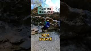 PASO K6 EXTREMADAMENTE DIFICIL.. VIA FERRATA LOS FRESNOS. #shorts