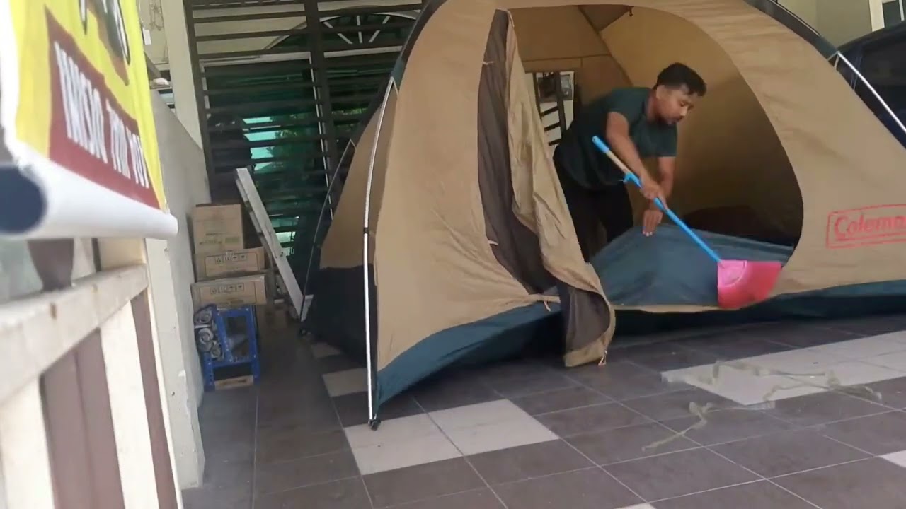COLEMAN TOUGH WIDE DOME 300 - YouTube