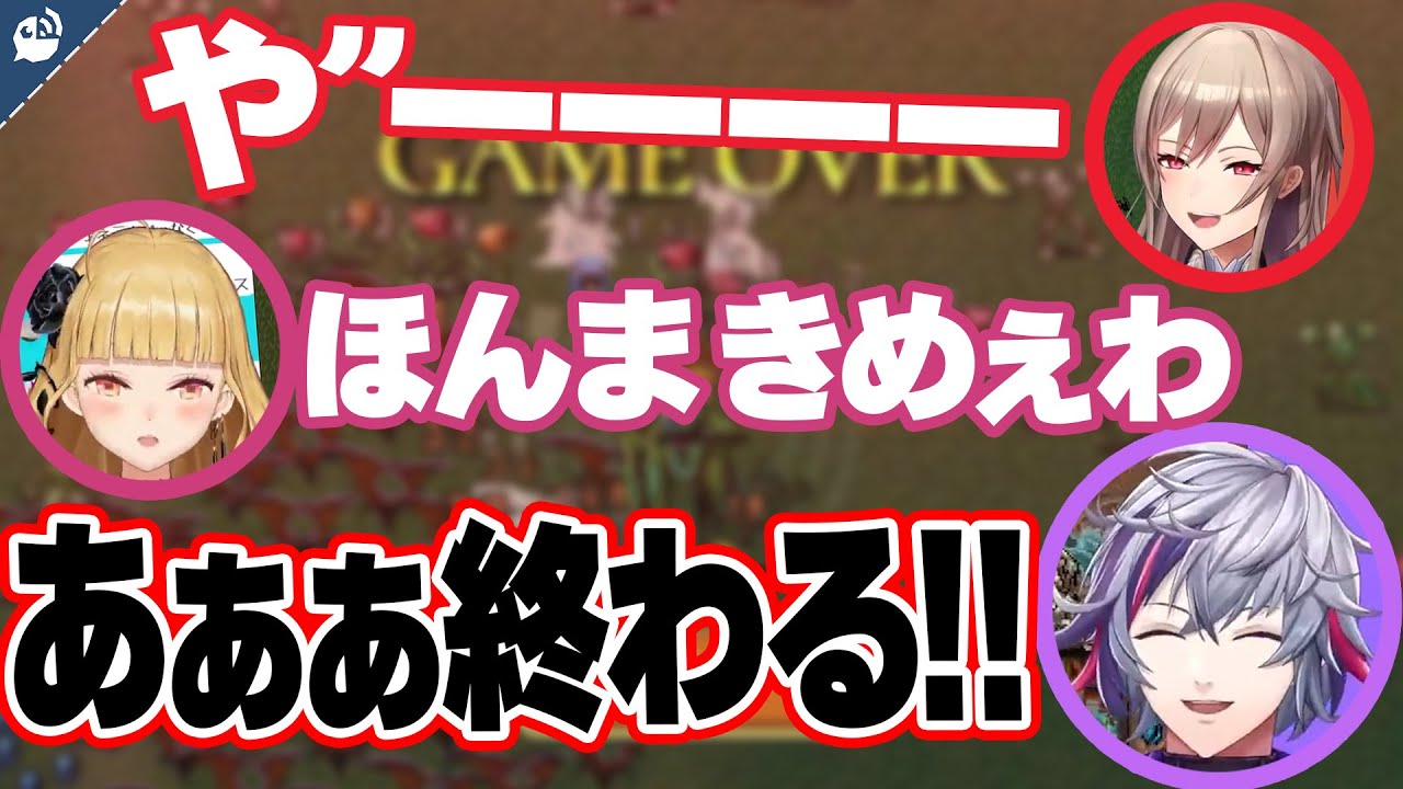 【Vampire Survivors】阿鼻叫喚！敵に囲まれ悲鳴を上げるにじさんじライバー【にじさんじ / 公式切り抜き / VTuber 】