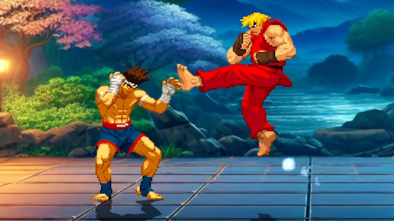 Joe Higashi vs Dark Light Ken | The Hurricane Upper Against the