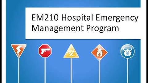 DQE EM210 Incident Command System Hospital Emergency Management