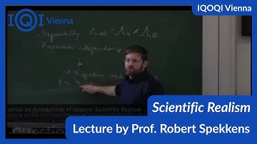 Scientific Realism - lecture by Prof. Robert Spekkens