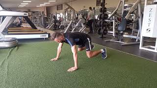 Bear Plank Lateral Step