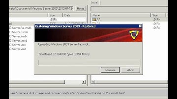 How to restore a VM from File Explorer