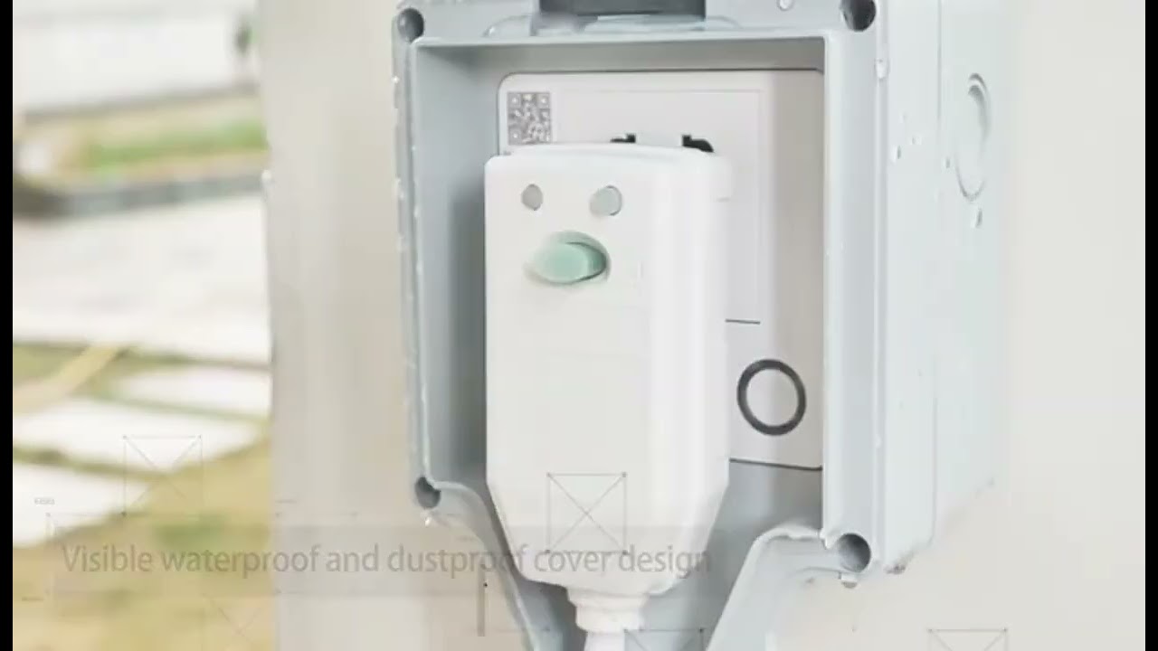 iGERCN WIFI IP66 Waterproof socket box tuya Smart Phone Control Outdoor EU/BS/AU/FR/