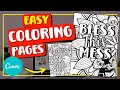 How To Create Digital Coloring Pages In Canva To Sell Online