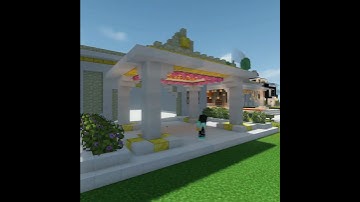 I Built Krishna Temple In Minecraft #shorts #youtubeshorts #minecraft #viral