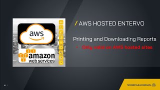 Downloading and printing reports with an S&B AWS hosted system
