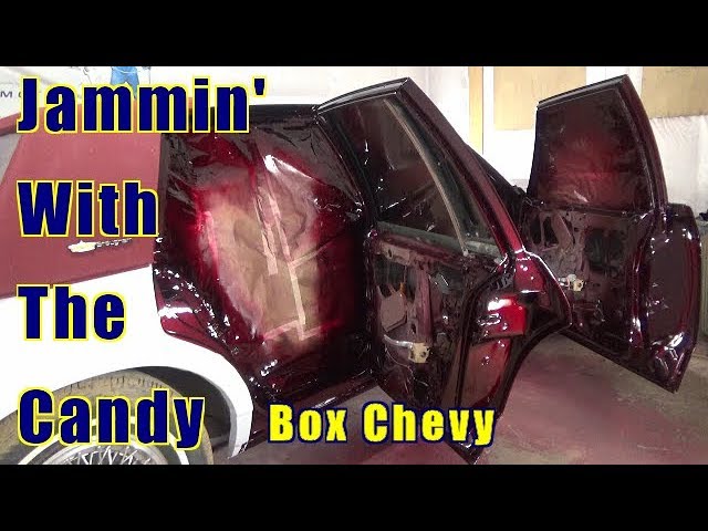 How To Spray Candy Paint BRANDYWINE BOX CHEVY CAPRICE KANDY DOOR