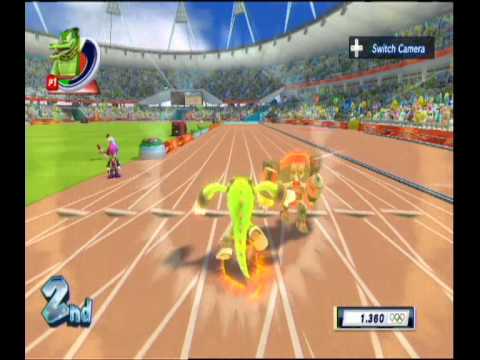 mario sonic at the