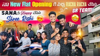 Shree Prabha New Flat Tour Sr Team Sai Sana Crazy Fun Racha Racha Chesina Rishi 