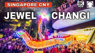 🇸🇬8K - Jewel Changi CNY Dragon Dance | Singapore Chinese New Year 2024 🧧