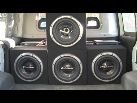 Pioneer TS-W3002D4 12" Subwoofer Bass Medley