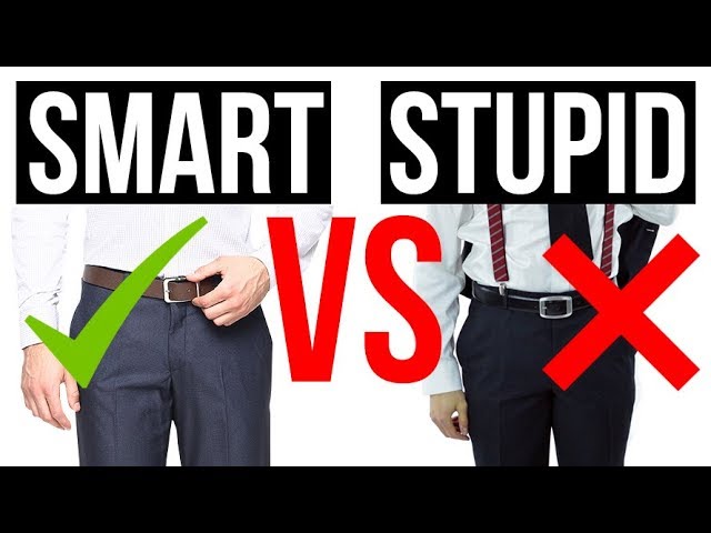 5 Belt Mistakes That Make You Look Stupid | Rules For Wearing Belts & When  To Go Beltless - Youtube