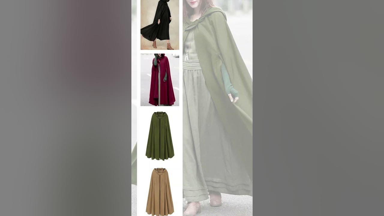Wizards Cloak • Unisex Hooded Cape Coat • Warm Poncho Boho Winter