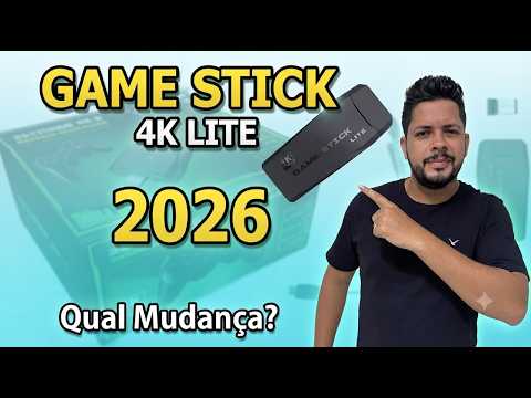 Game Stick 4k Lite 2026 - Quais mudanças ?