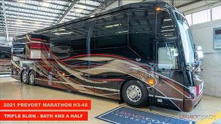 2021 Prevost Marathon H3 45 - Triple Slide - BATH AND A HALF - TRIPLE BUNK COACH