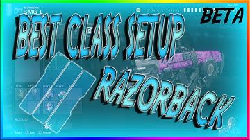 BLACK OPS 3 BEST SMG CLASS - RAZORBACK